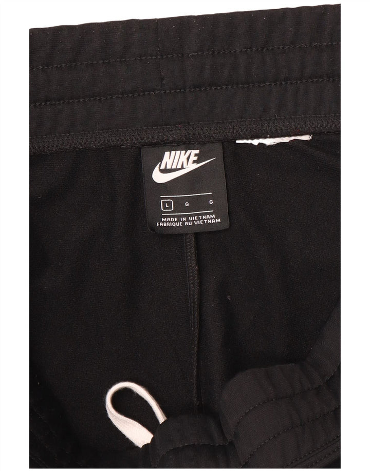 Nike Mens Tracksuit Trousers Large Black Colourblock