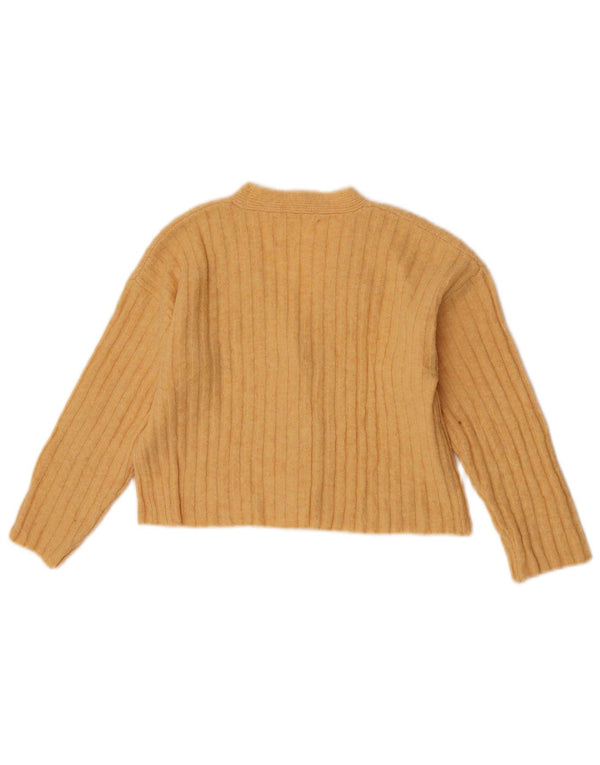 Zara Girls Cardigan Sweater 6-7 Years Yellow