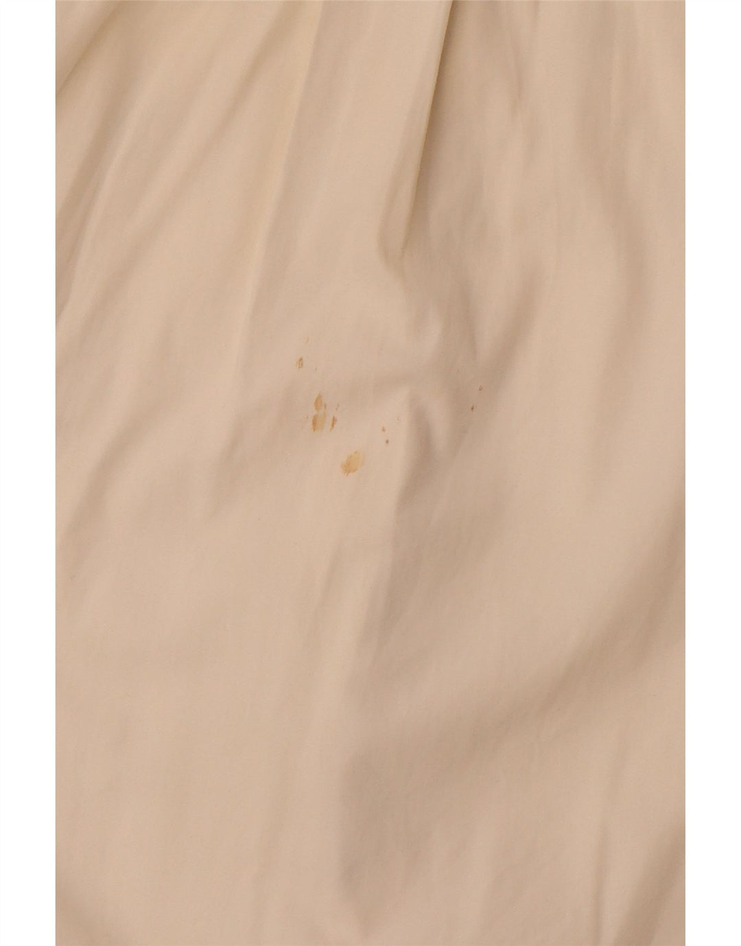 BURBERRY Womens Sleeveless Military Shirt UK 14 Large Off White Cotton