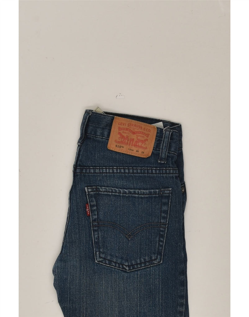 LEVI'S Boys 510 Denim Shorts 11-12 Years W26 Blue Cotton | Vintage Levi's | Thrift | Second-Hand Levi's | Used Clothing | Messina Hembry 