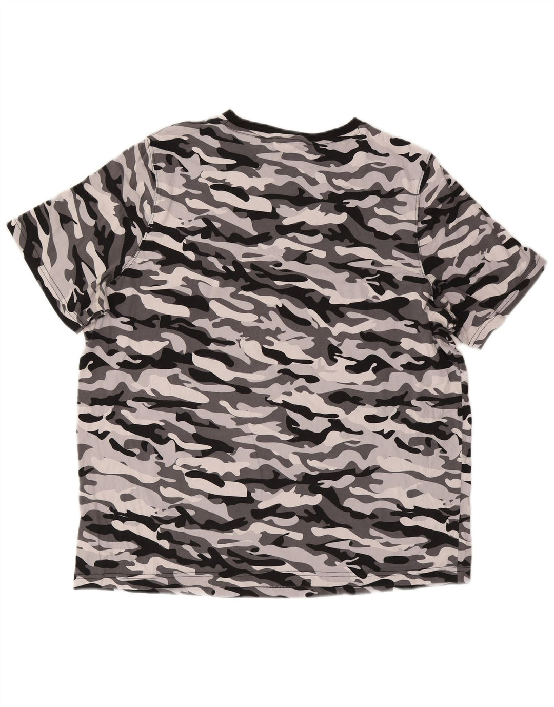 PUMA Mens T-Shirt Top 2XL Grey Camouflage Cotton