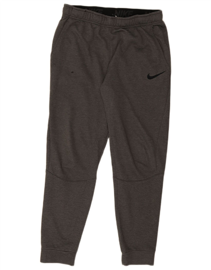 Nike Mens Dri Fit Tracksuit Trousers Joggers Small  Grey