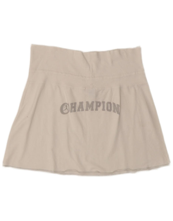 Champion Womens Graphic Tennis Skirt Large W32  White Cotton