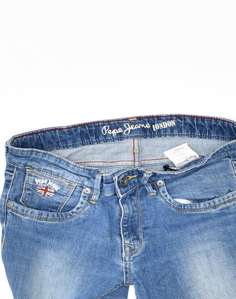 PEPE JEANS Girls Skinny Jeans 15-16 Years W26 L32 Blue Cotton | Vintage PEPE Jeans | Thrift | Second-Hand PEPE Jeans | Used Clothing | Messina Hembry 