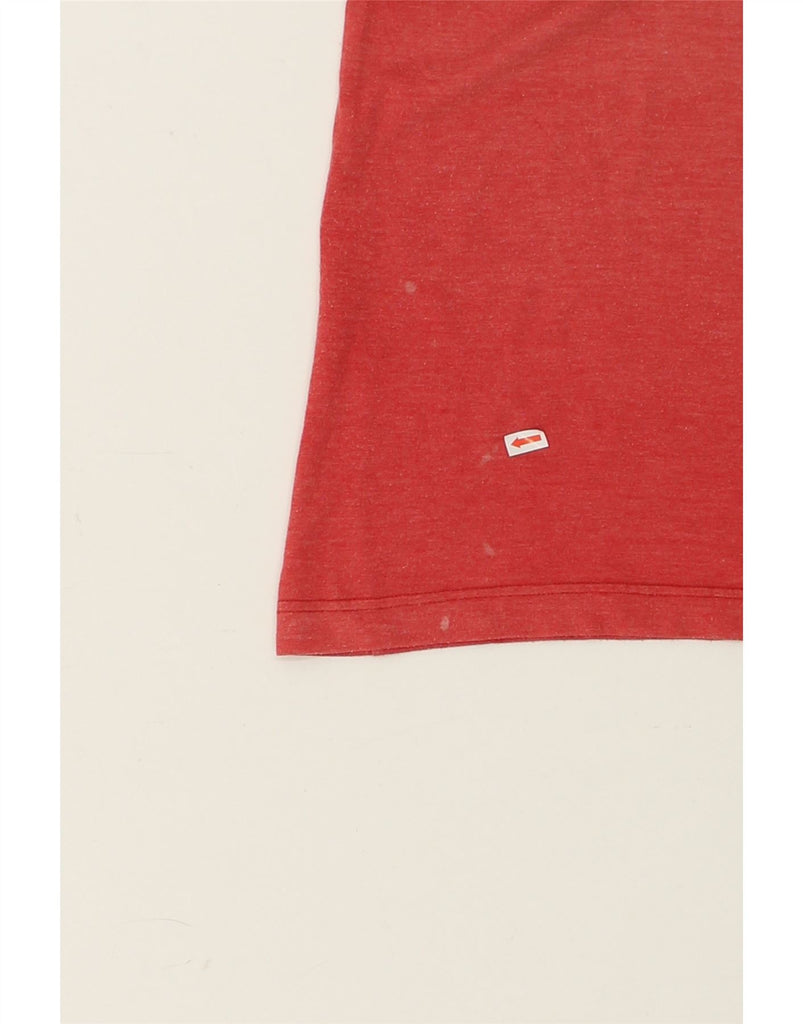 FRED PERRY Mens T-Shirt Top XL Red Cotton | Vintage Fred Perry | Thrift | Second-Hand Fred Perry | Used Clothing | Messina Hembry 