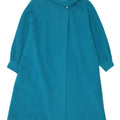 Vintage Womens Overcoat UK 22 3XL Blue