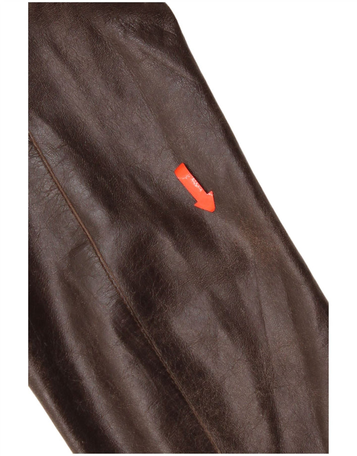 Massimo Rebecchi Womens 2 Button Blazer Jacket IT 46 Large Brown