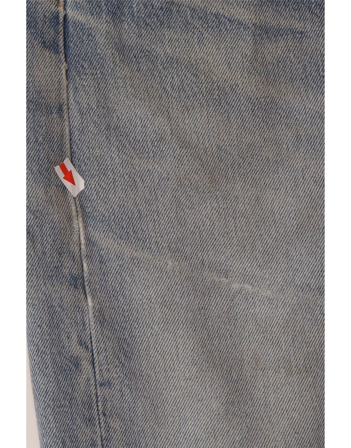 Levi's Mens Straight Jeans W38 L32 Blue Cotton