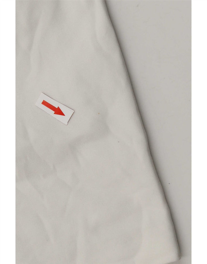 Zara Womens Chino Shorts XS W24 White Polyester