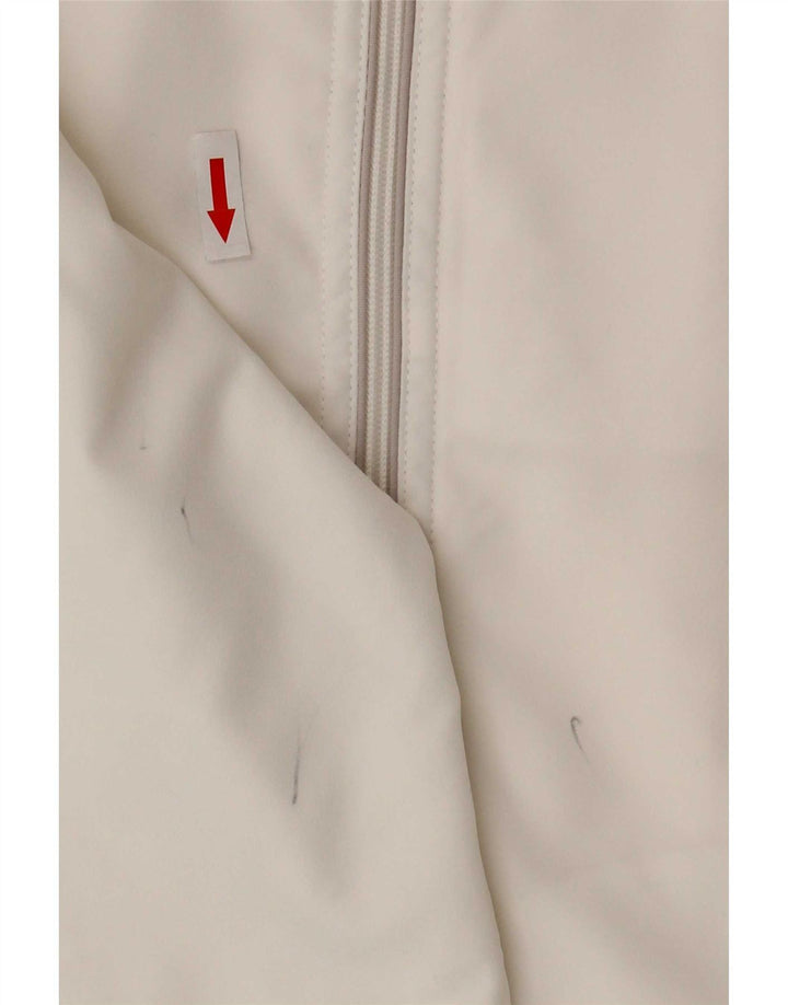 Sergio Tacchini Womens Tracksuit Top Jacket Size 14 Medium White