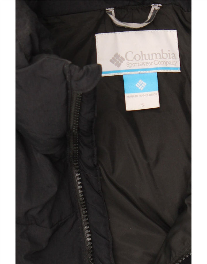 Columbia Mens Padded Jacket UK 36 Small Black Nylon