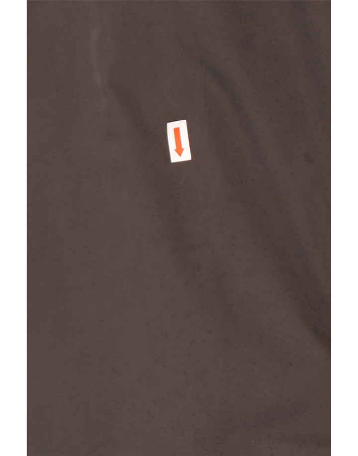 Zara Mens Windbreaker Jacket UK 40 Large Black Polyester