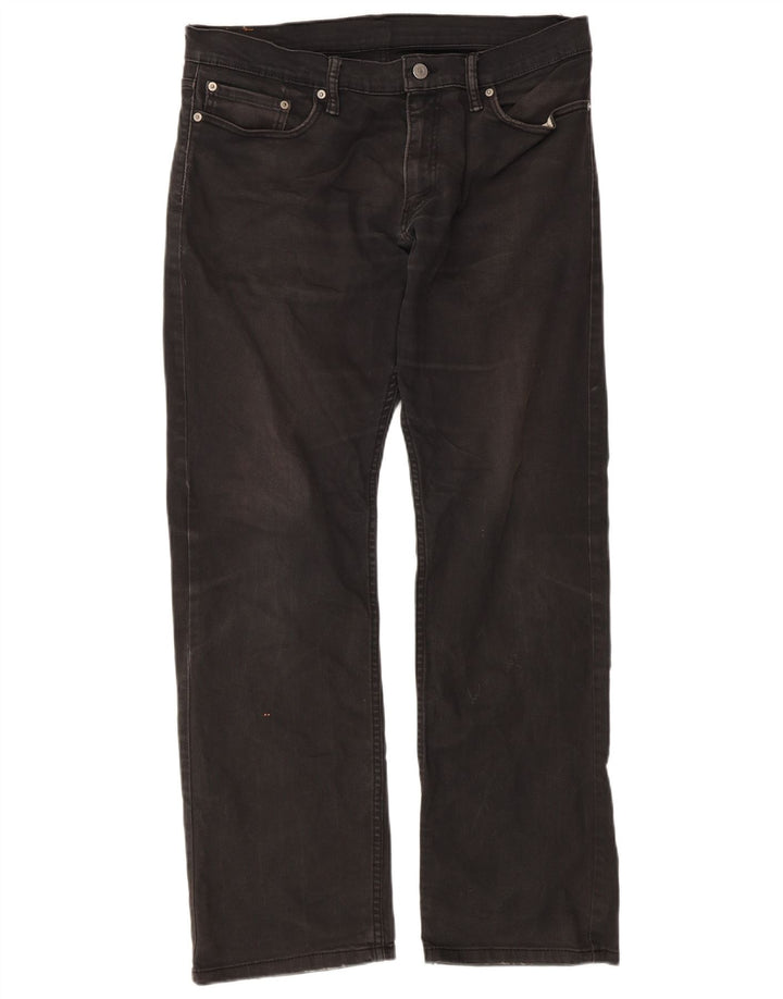 Levi's Mens 514 Straight Jeans W34 L32 Black