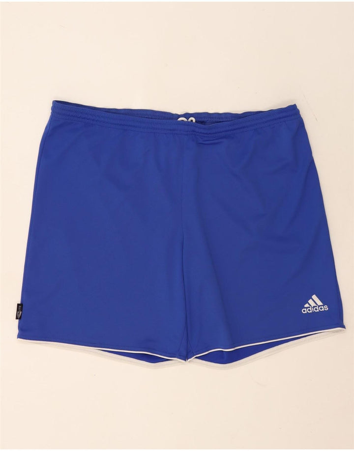 Adidas Mens Climalite Sport Shorts XL  Blue Polyester