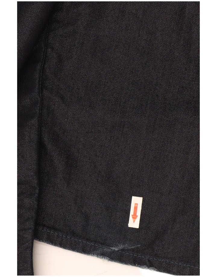 Gas Womens Straight Jeans W34 L35 Navy Blue Cotton