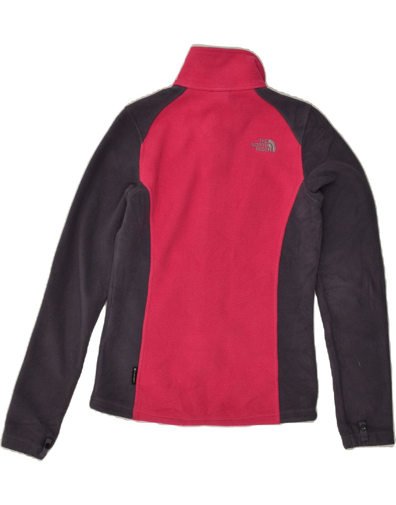 THE NORTH FACE Womens Fleece Jacket UK 6 XS Pink Colourblock Polyester | Vintage The North Face | Thrift | Second-Hand The North Face | Used Clothing | Messina Hembry 