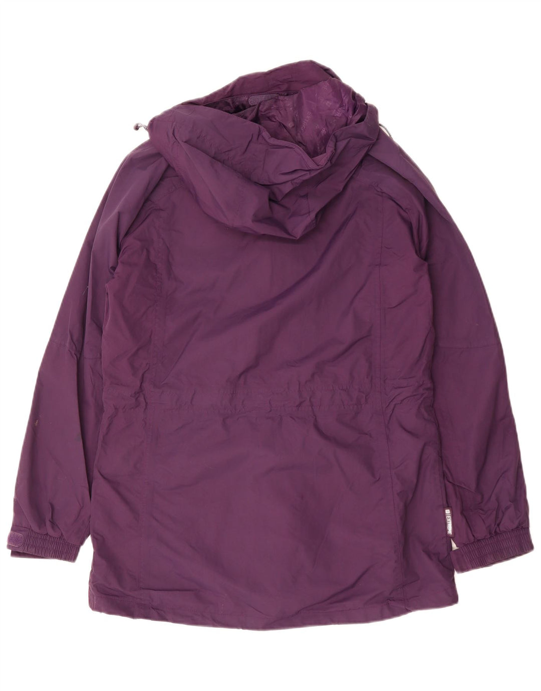 Mountain Warehouse Womens Hooded Rain Jacket UK 12 Medium  Purple Nylon
