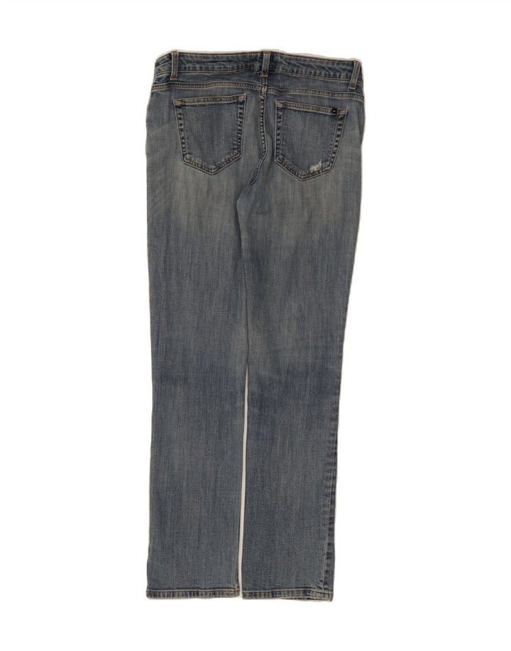 TOMMY HILFIGER Womens Distressed Straight Jeans US 10 Large W32 L31 Blue Vintage Tommy Hilfiger and Second-Hand Tommy Hilfiger from Messina Hembry 