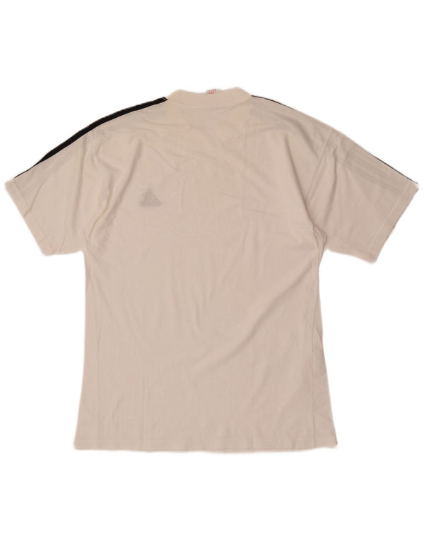 Adidas Mens T-Shirt Top UK 38/40 Medium White Cotton