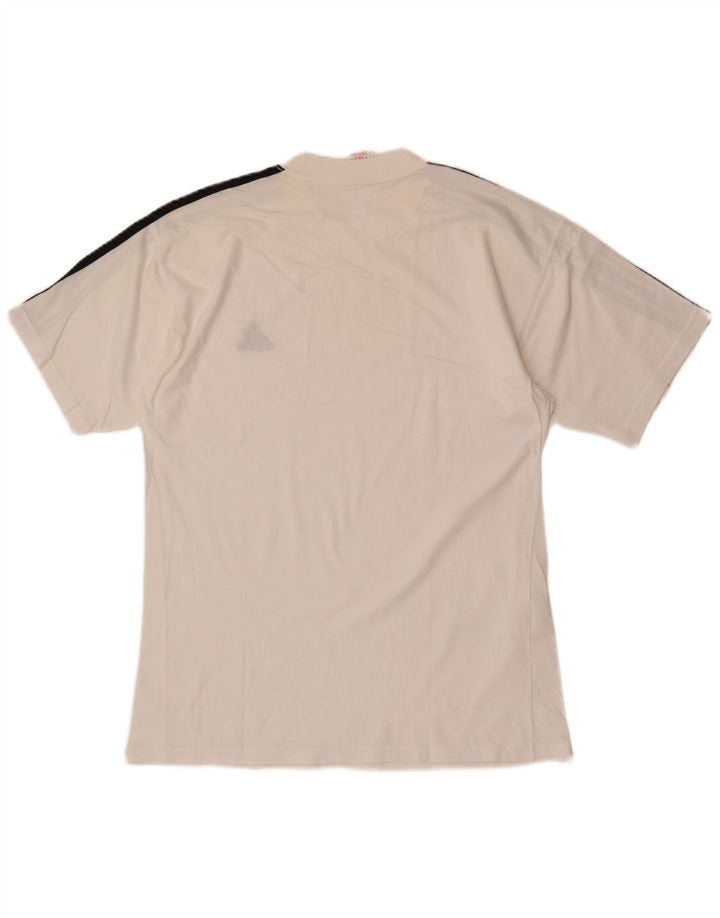 Adidas Mens T-Shirt Top UK 38/40 Medium White Cotton