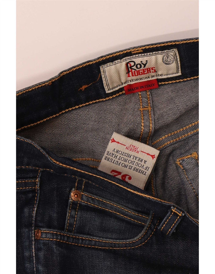 Roy Rogers Mens Straight Jeans W32 L27 Navy Blue Cotton