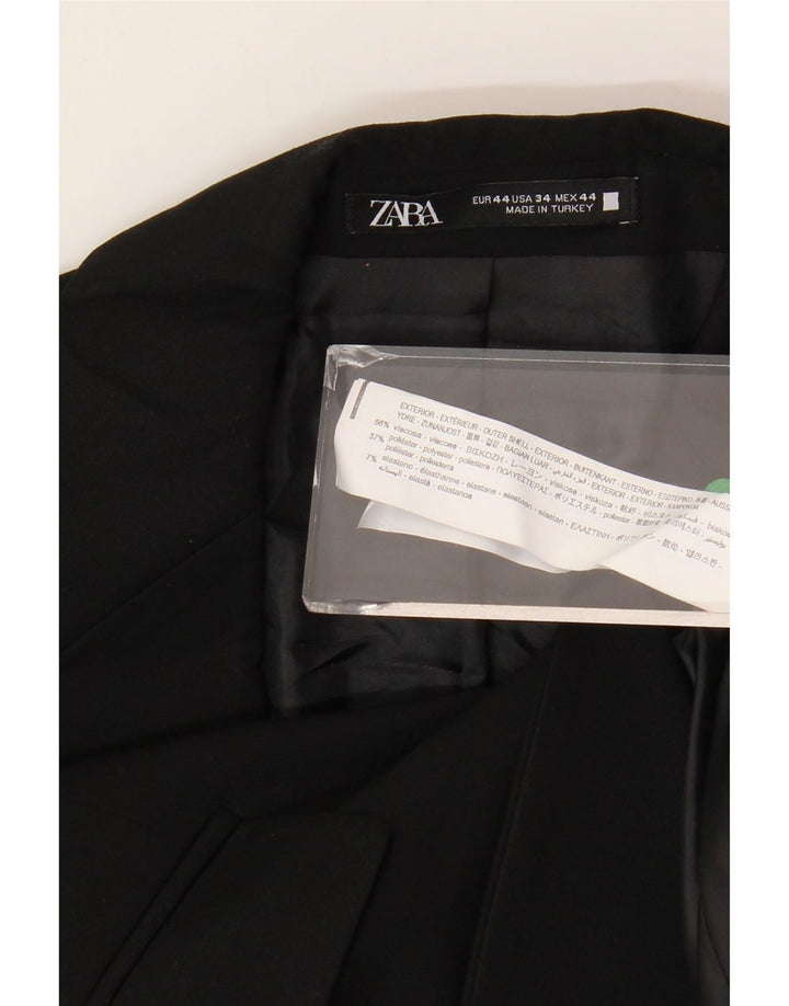 ZARA Mens 2 Button Blazer Jacket EU 44 XS Navy Blue Viscose