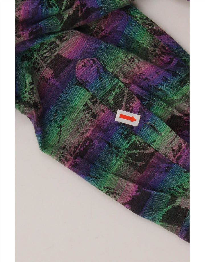 EMOZIONI Mens Abstract Pattern Shirt Large Multicoloured Cotton