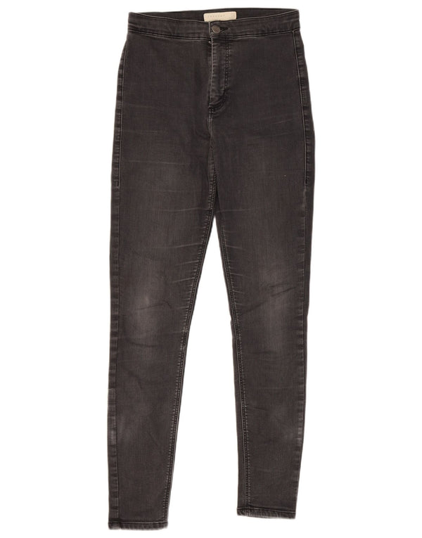 Topshop Womens Joni Skinny Jeans W30 L27 Grey Cotton