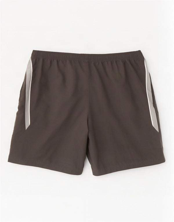 Reebok Mens Sport Shorts 2XL Black Colourblock Polyester