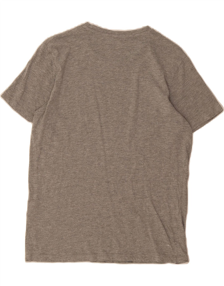 JACK & JONES Mens Regular Fit T-Shirt Top Small Grey Colourblock Cotton Vintage Jack & Jones and Second-Hand Jack & Jones from Messina Hembry 
