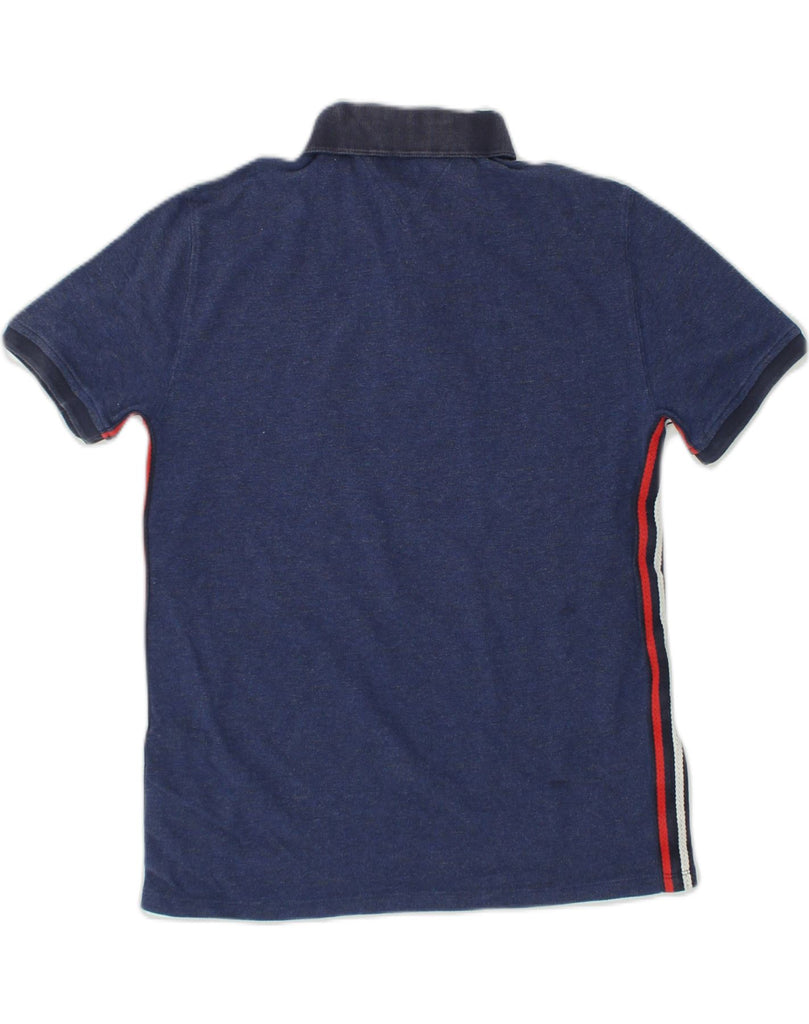 TOMMY HILFIGER Boys Polo Shirt 15-16 Years XL Navy Blue Cotton | Vintage Tommy Hilfiger | Thrift | Second-Hand Tommy Hilfiger | Used Clothing | Messina Hembry 