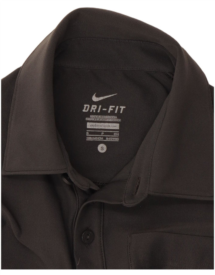 Nike Boys Dri Fit Polo Shirt 8-9 Years Small  Grey