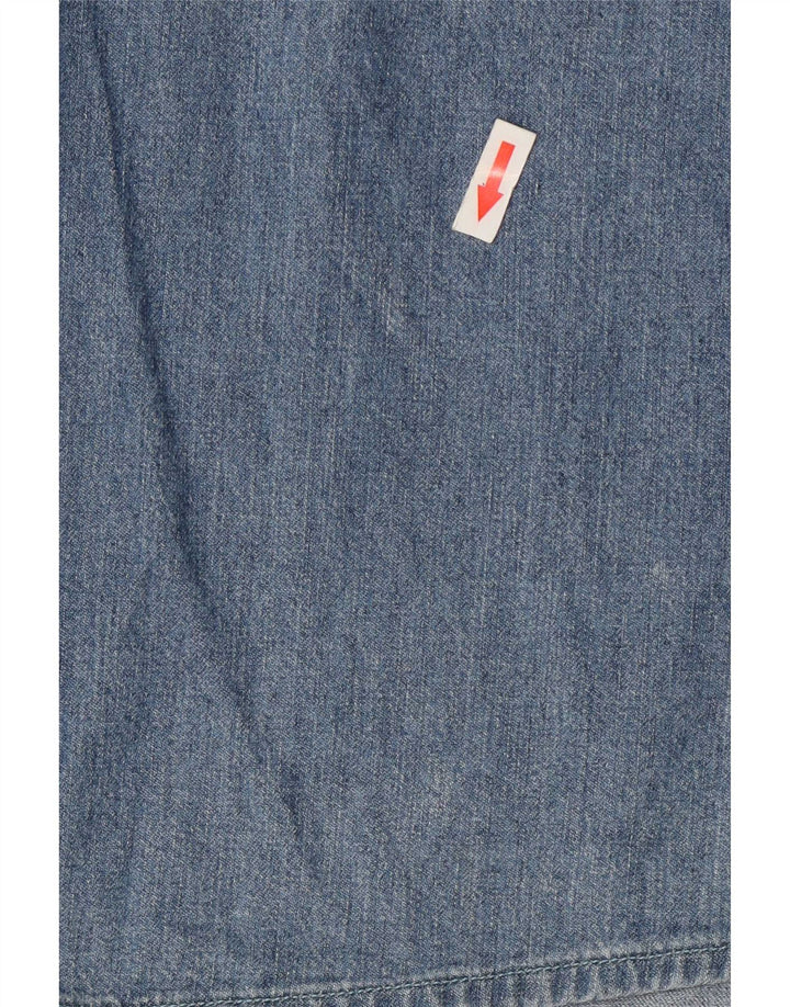 Marlboro Classics Mens Denim Shirt 2XL Blue Cotton