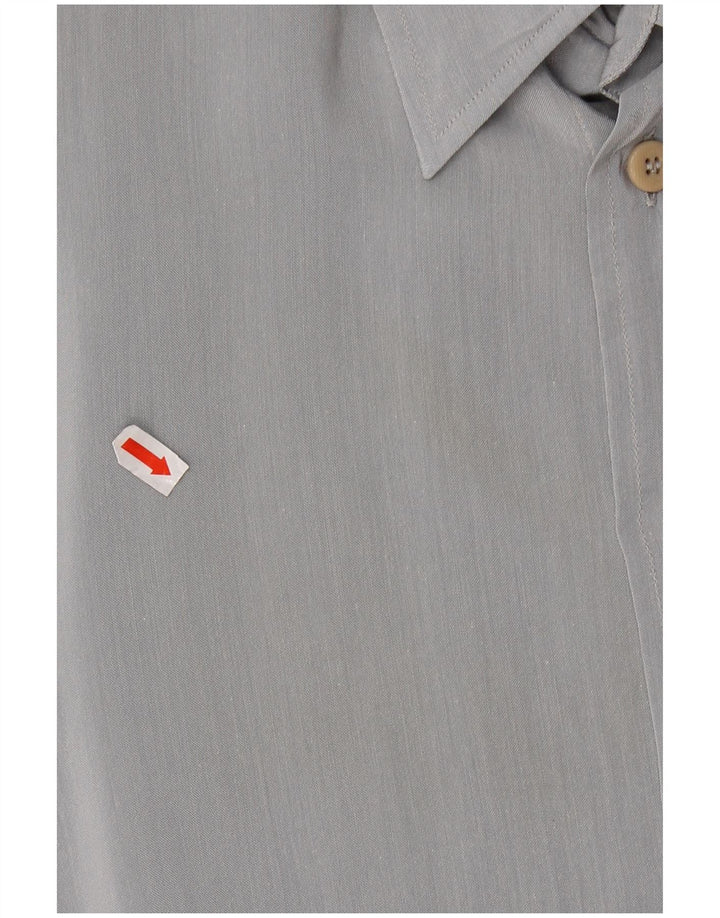 Daniel Hechter Mens Shirt Size 16 41 Large Grey