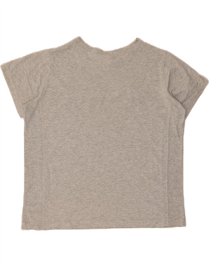 CHAMPION Womens Graphic T-Shirt Top UK 14 Medium Grey Cotton Vintage Champion and Second-Hand Champion from Messina Hembry 