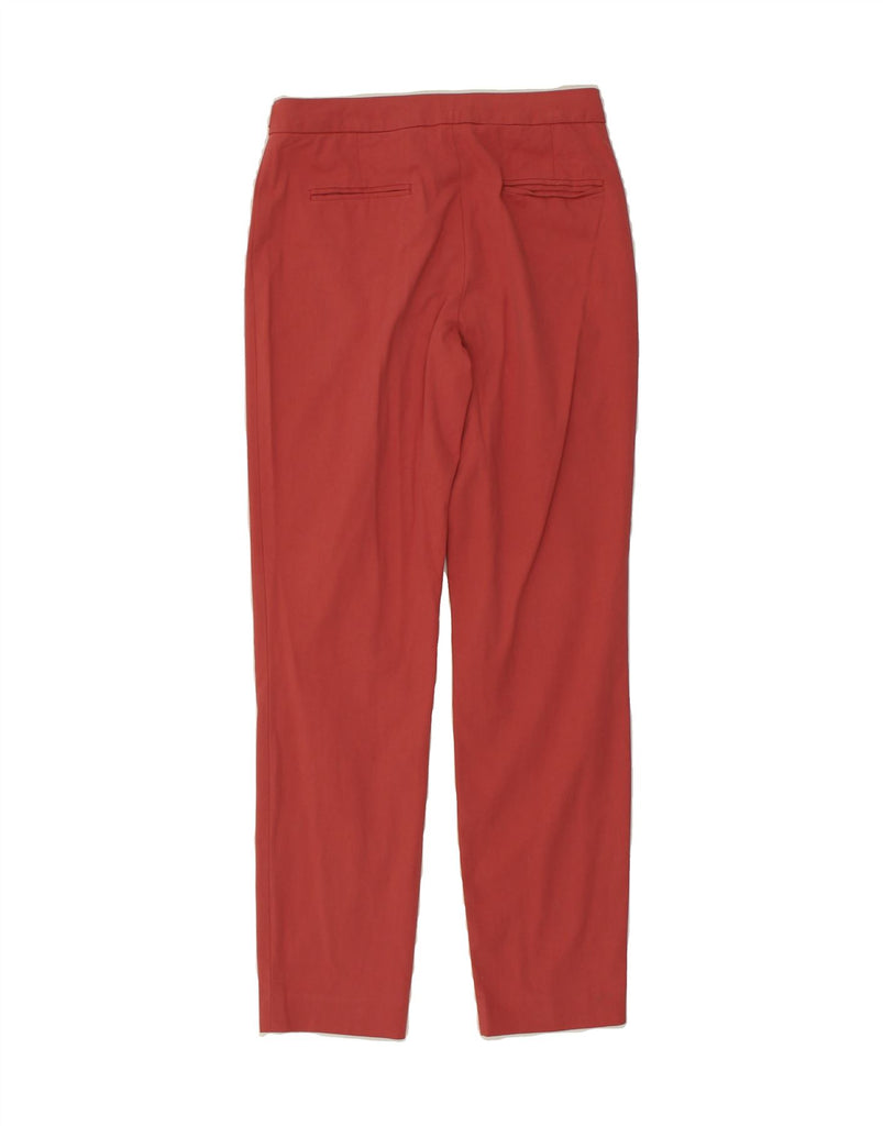 MASSIMO DUTTI Womens Tapered Casual Trousers EU 36 XS W27 L28 Red | Vintage Massimo Dutti | Thrift | Second-Hand Massimo Dutti | Used Clothing | Messina Hembry 