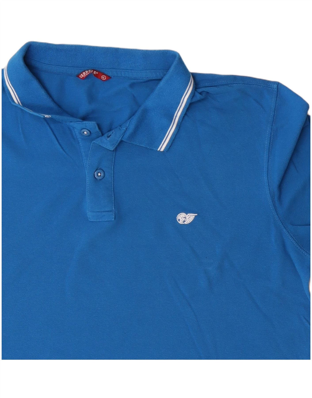 Carrera Mens Polo Shirt XL Blue Cotton