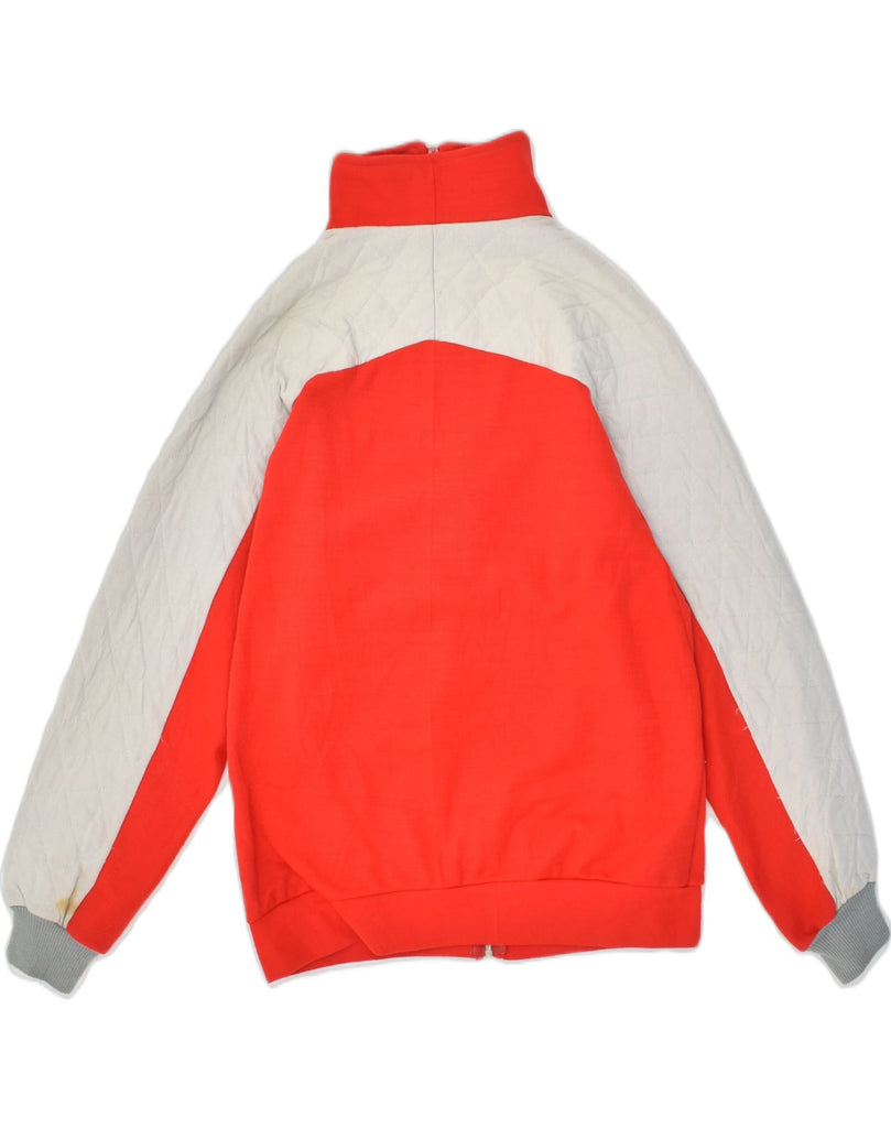 VINTAGE Mens Tracksuit Top Jacket IT 50 Medium Red Colourblock Acrylic | Vintage Vintage | Thrift | Second-Hand Vintage | Used Clothing | Messina Hembry 