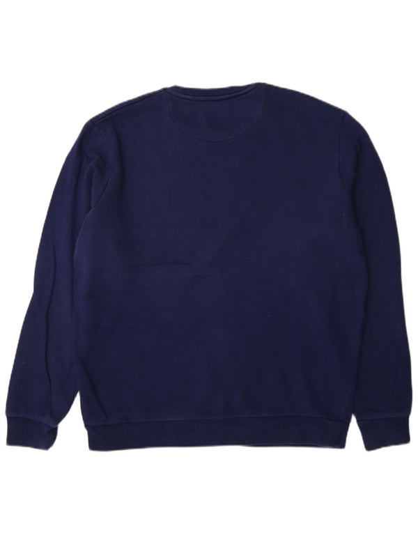 Lyle & Scott Mens Sweatshirt Jumper Large Blue Cotton