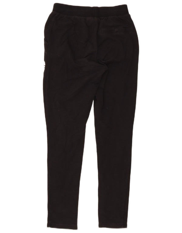 Adidas Womens Graphic Tracksuit Trousers UK 8 Small Black Cotton