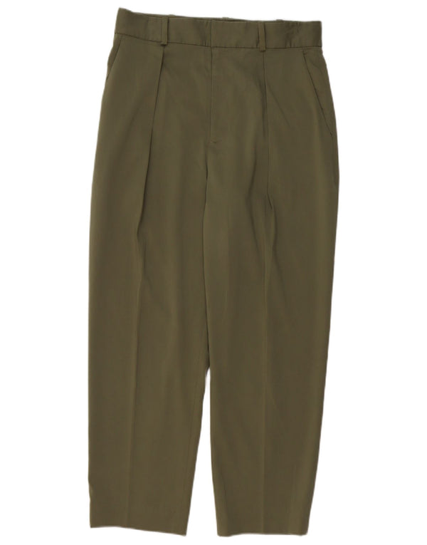 Polo Ralph Lauren Womens High Waist Chino Trousers US 6 Medium W28 L26 Khak