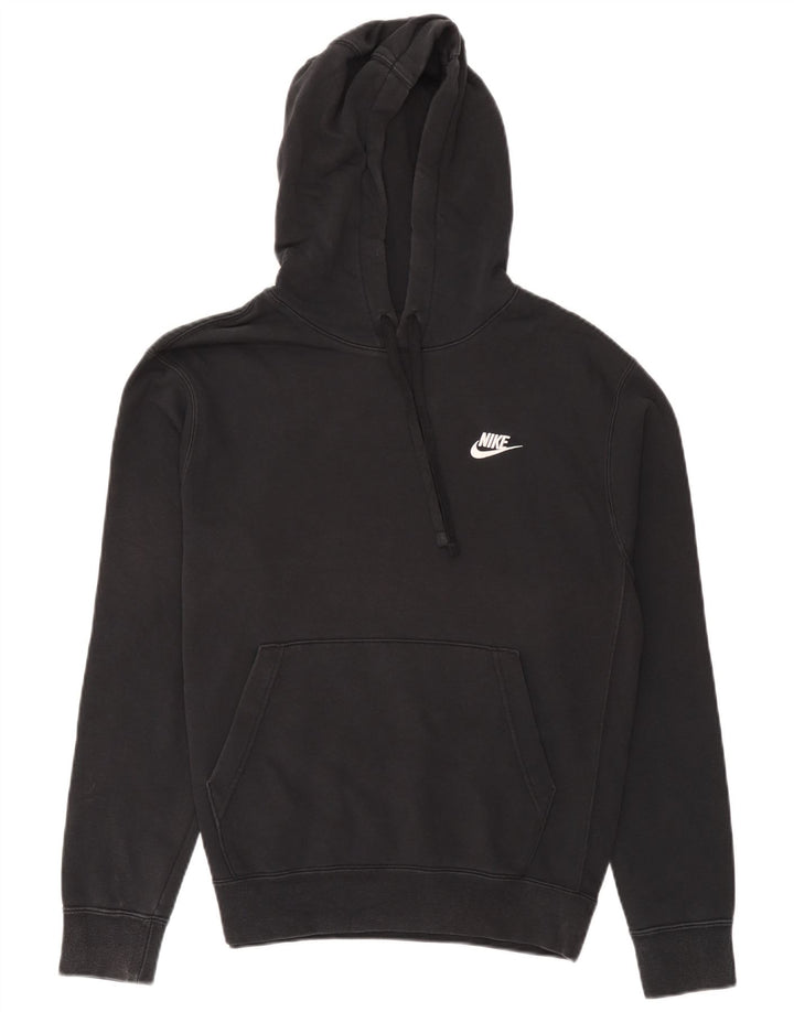 Nike Mens Hoodie Jumper Small Black Cotton