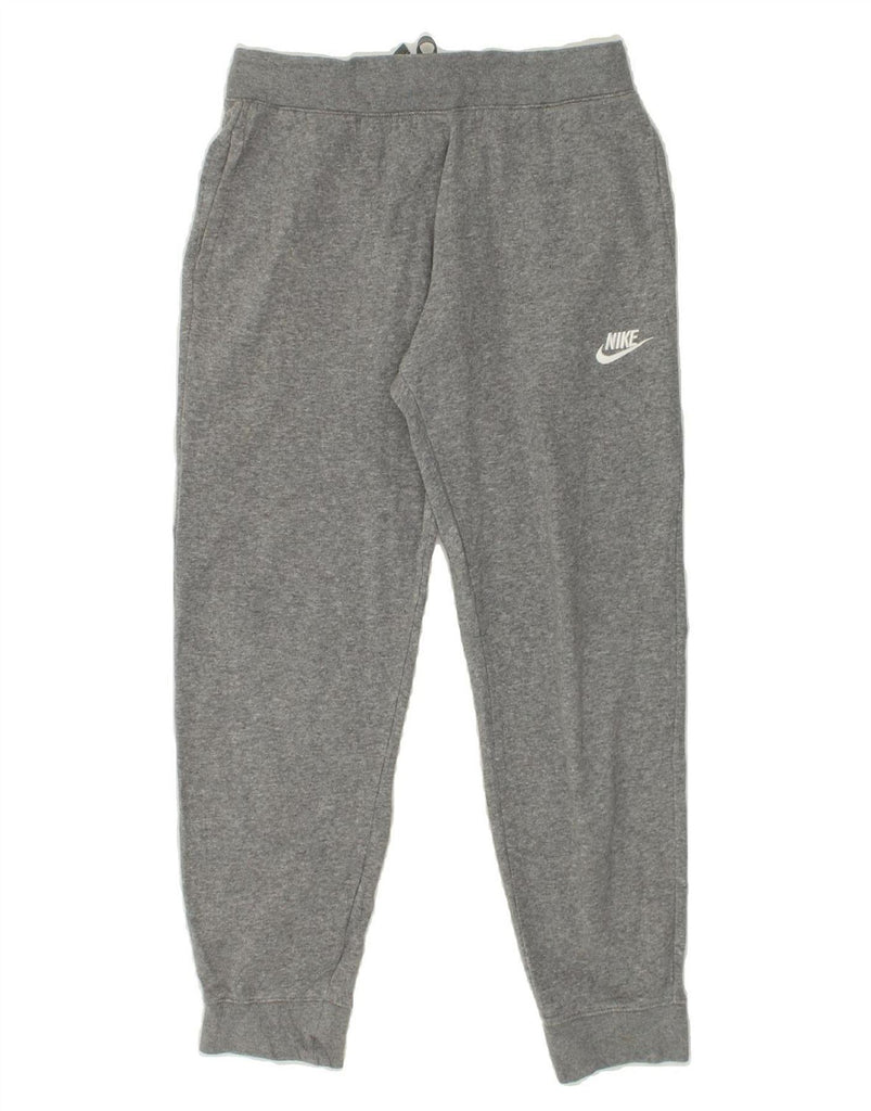 NIKE Girls Tracksuit Trousers Joggers 12-13 Years Large Grey Cotton | Vintage Nike | Thrift | Second-Hand Nike | Used Clothing | Messina Hembry 