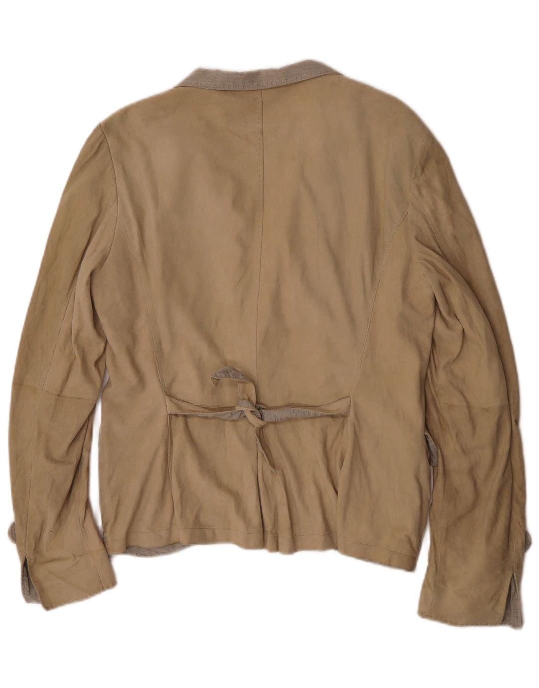 Brunello Cucinelli Womens 1 Button Blazer Jacket UK 12 Medium Beige Classic