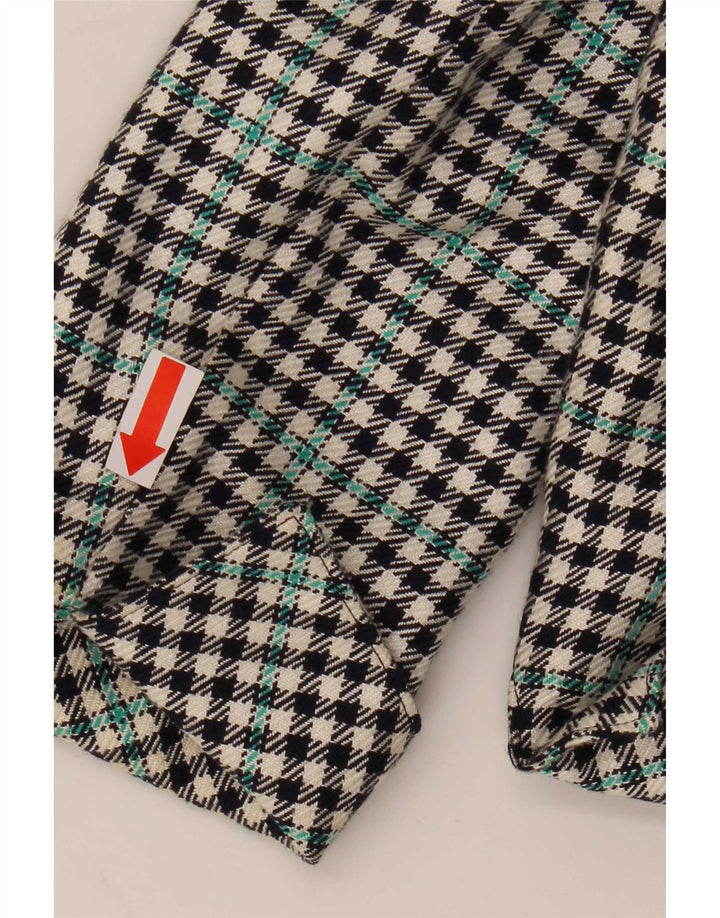 Vintage Womens Blazer Jacket IT 34 XS Multicoloured Houndstooth Classic