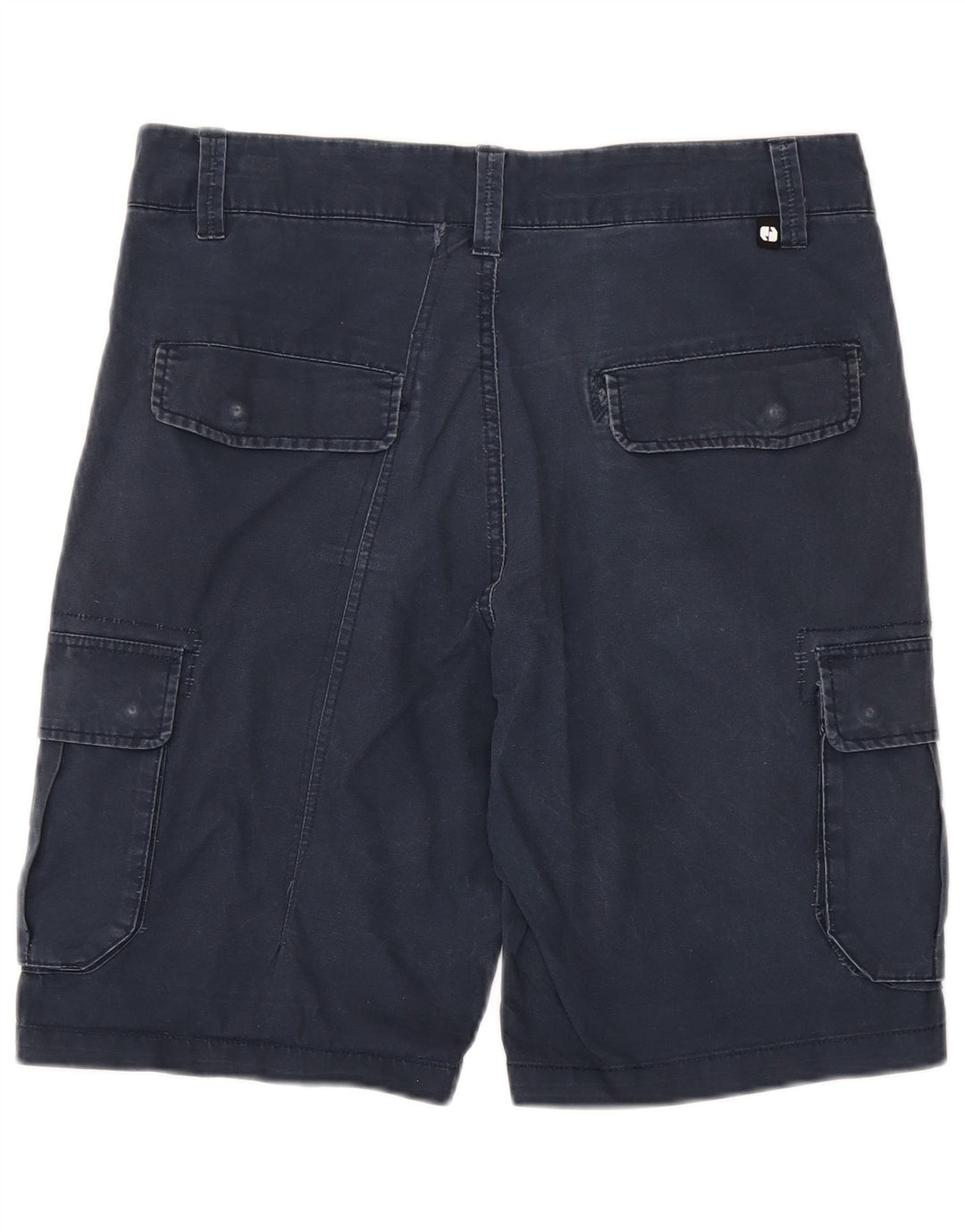 Sneaker Freak Mens Cargo Shorts Medium W32 Navy Blue Cotton