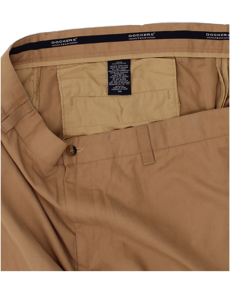 DOCKERS Mens Chino Shorts W42 2XL Brown Polyester Vintage Dockers and Second-Hand Dockers from Messina Hembry 