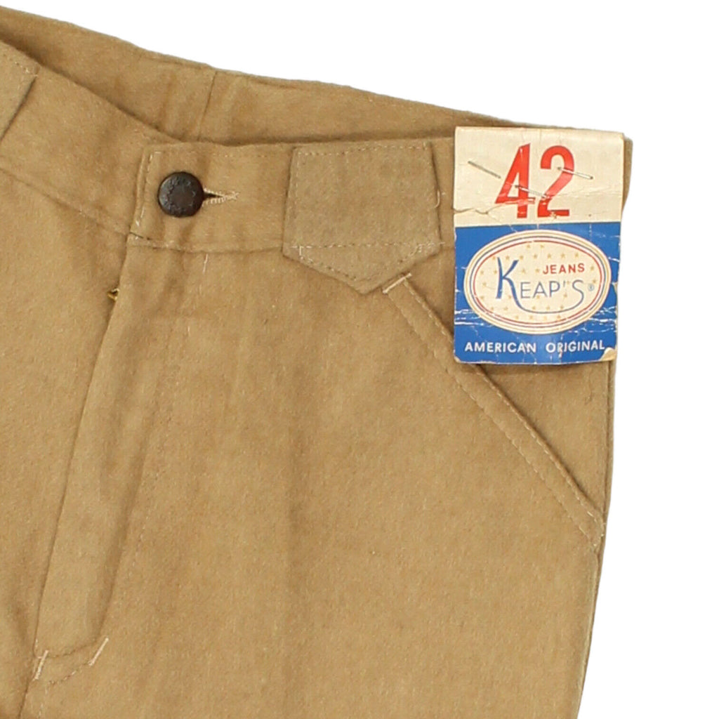 Keap's Jeans Womens Beige Wool Trousers | Vintage Luxury High End VTG | Vintage Messina Hembry | Thrift | Second-Hand Messina Hembry | Used Clothing | Messina Hembry 