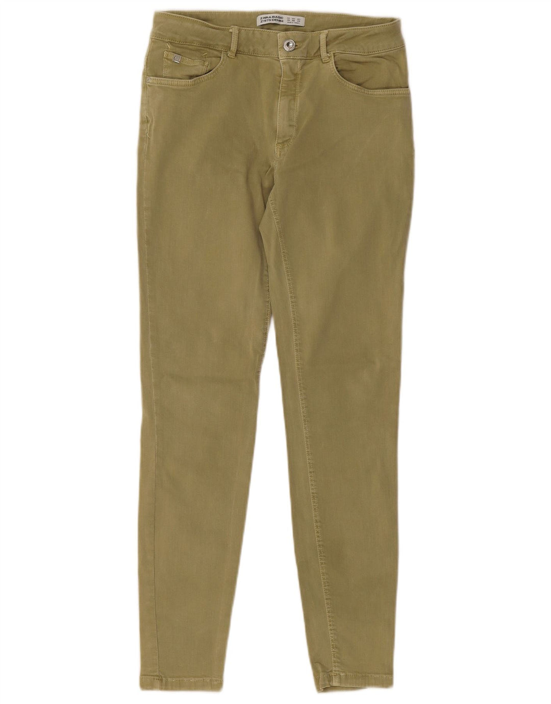 ZARA Womens Skinny Jeans EU 40 Medium W30 L27 Khaki