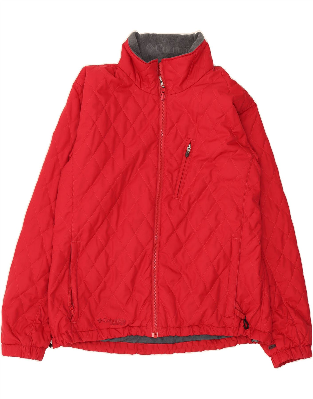 COLUMBIA Womens Interchange Quilted Jacket UK 18 XL Red Polyester Vintage Columbia and Second-Hand Columbia from Messina Hembry 